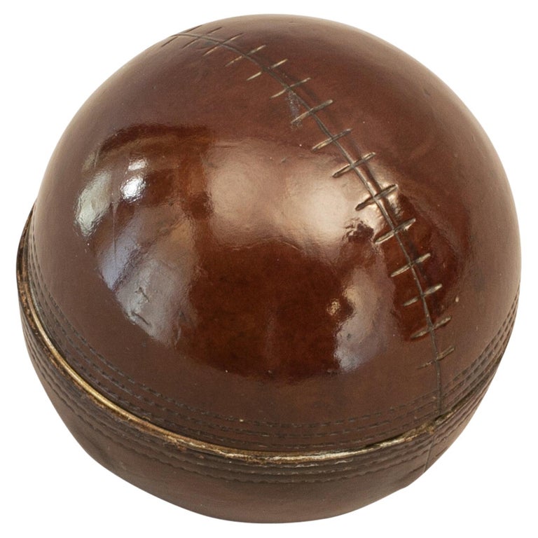 Vintage Cricket Ball Inkwell For Sale at 1stDibs