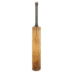 Bat de cricket vintage, F.E Woolley