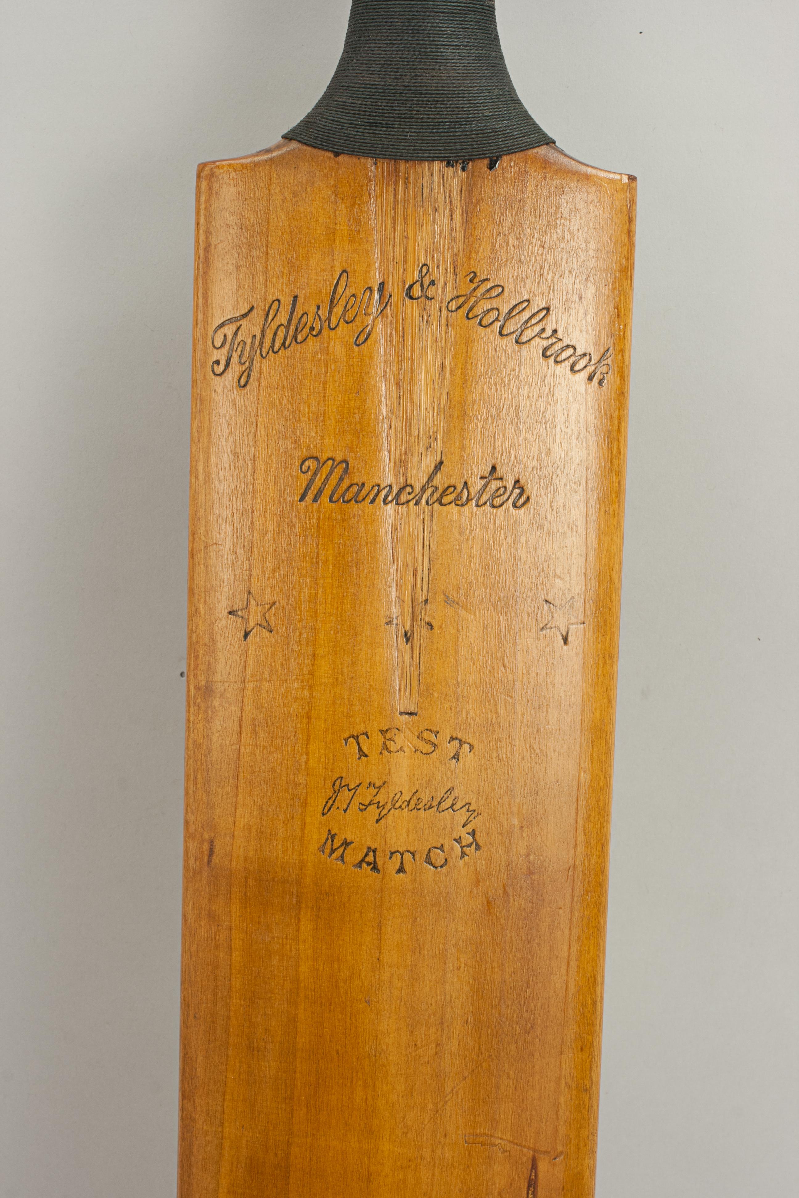 British Vintage Cricket Bat Signed by 1939 West Indies v England Cricket Teams