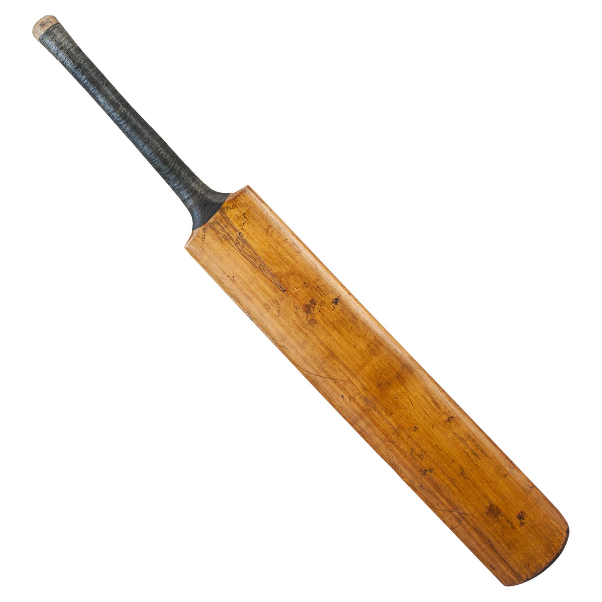 Vintage Cricket Bat, The Nonpareil  For Sale