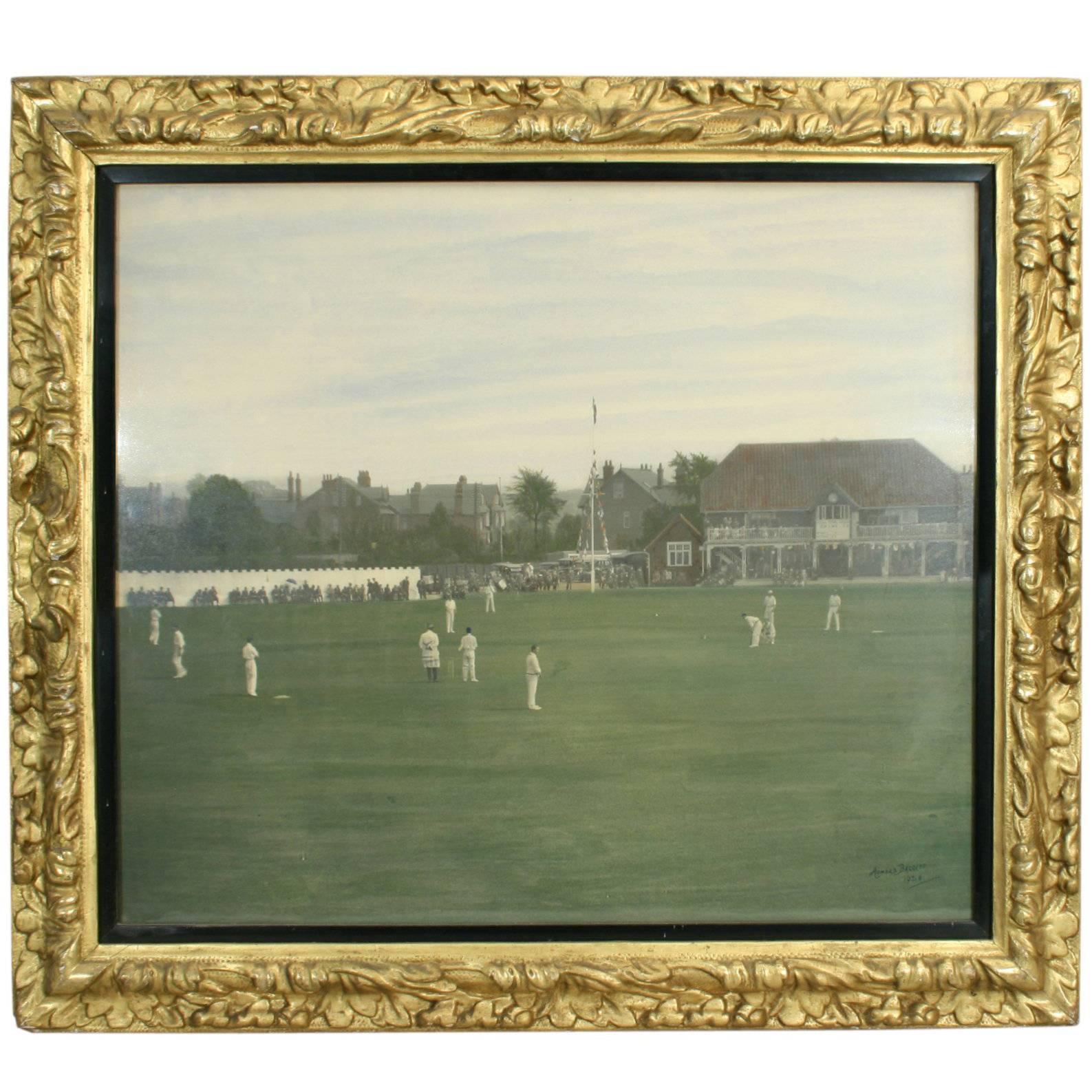 Vintage Cricket Photograph