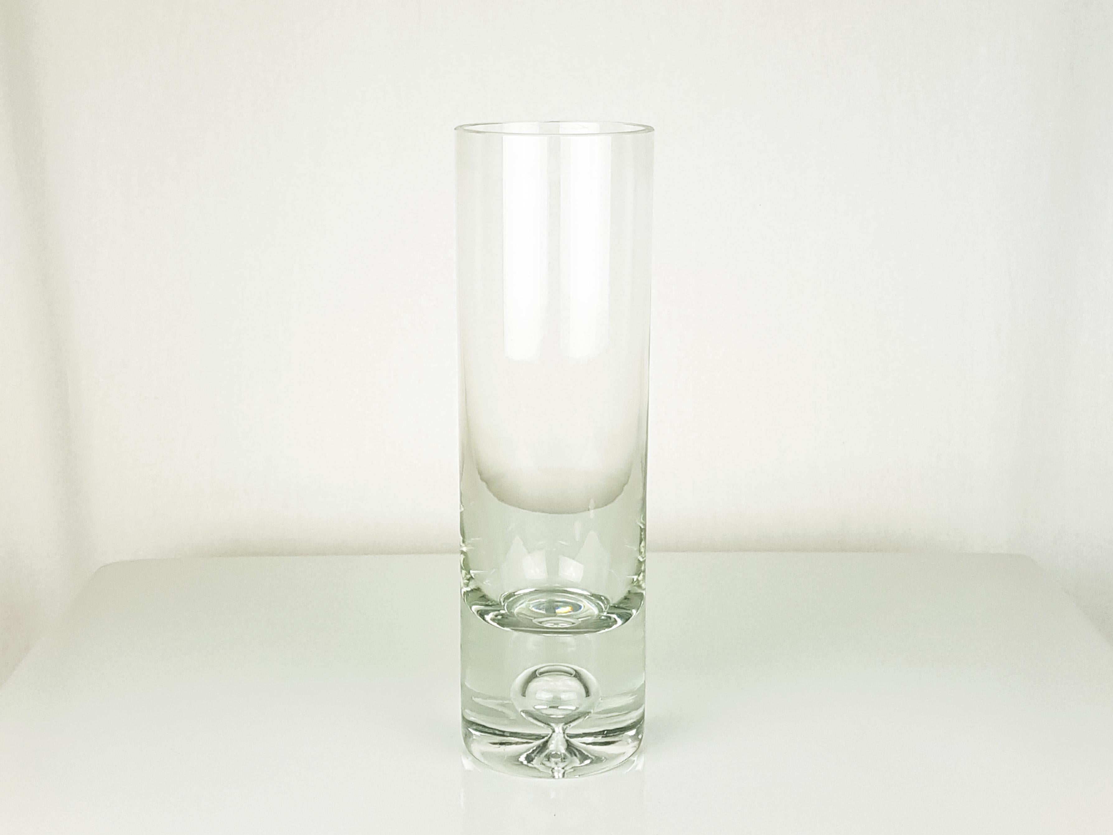 Vase vintage Cristal des années 1960 Mod. 3586 de T. Wirkkala pour Karhula- Iittala Bon état - En vente à Varese, Lombardia