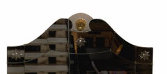 Vintage Cristal Art Mirror with Console by Pierluigi Colli, 1940s