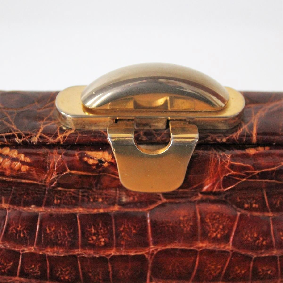 crocodile handbag vintage