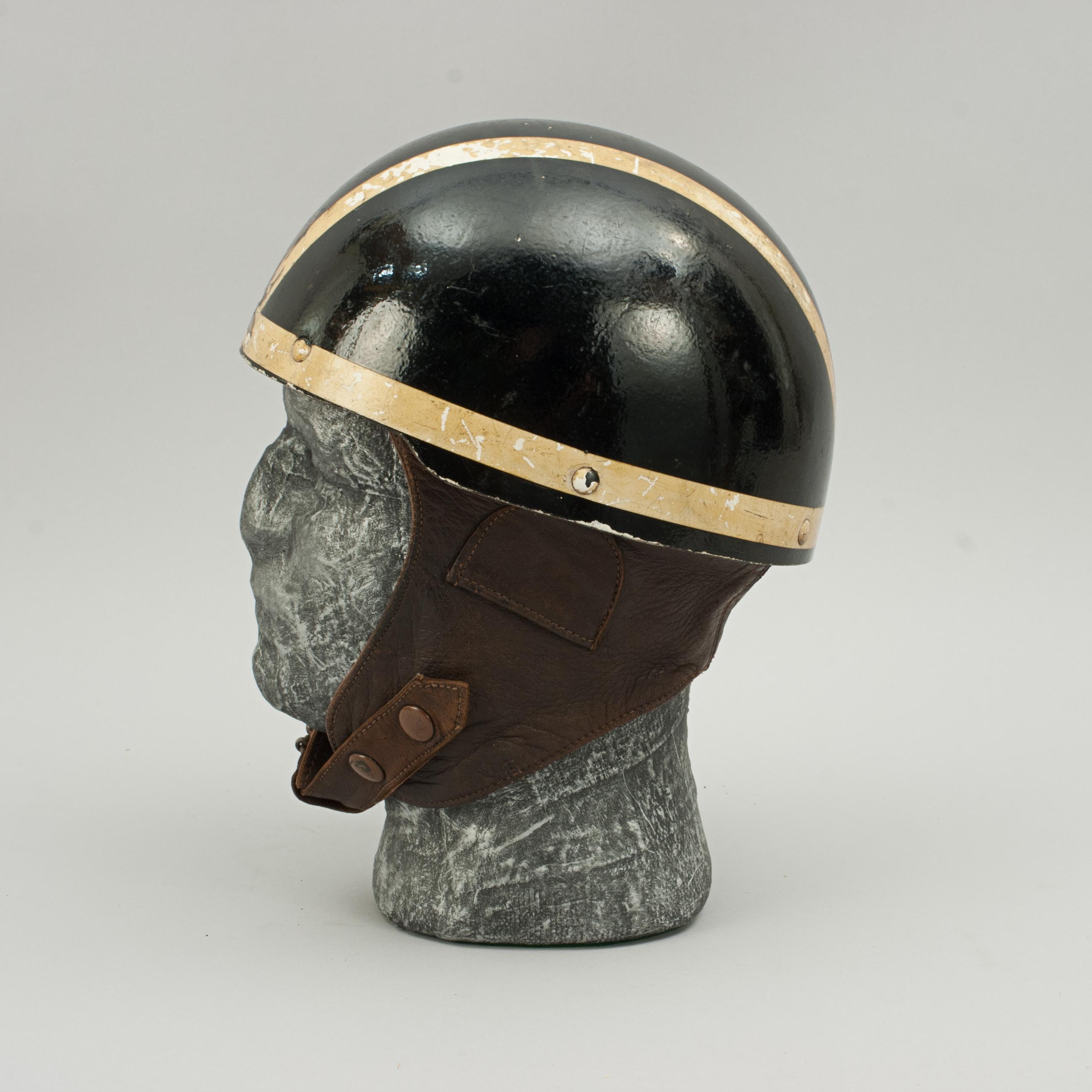 1920s motorcycle helmet