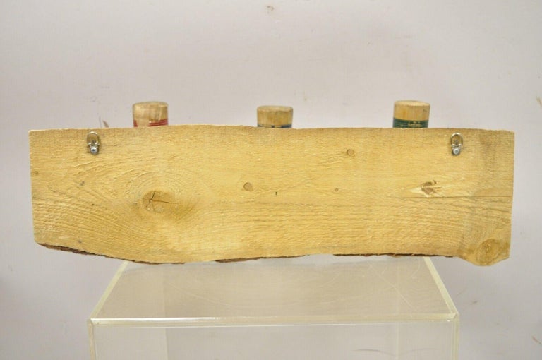 Vintage Croquet Mallet Repurposed Wall Hook Hat Rack Shelf Holder For