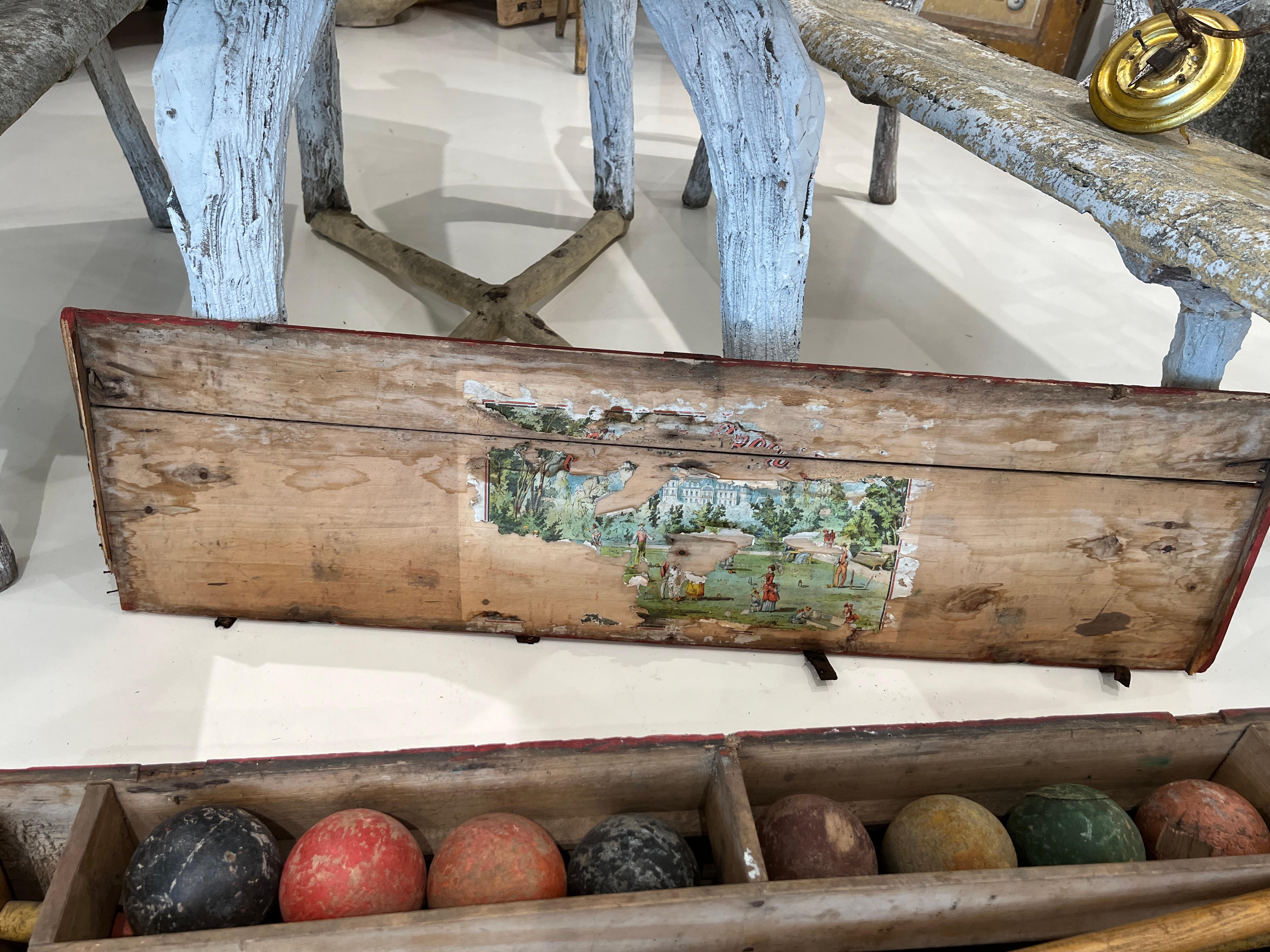 how much is an old croquet set worth
