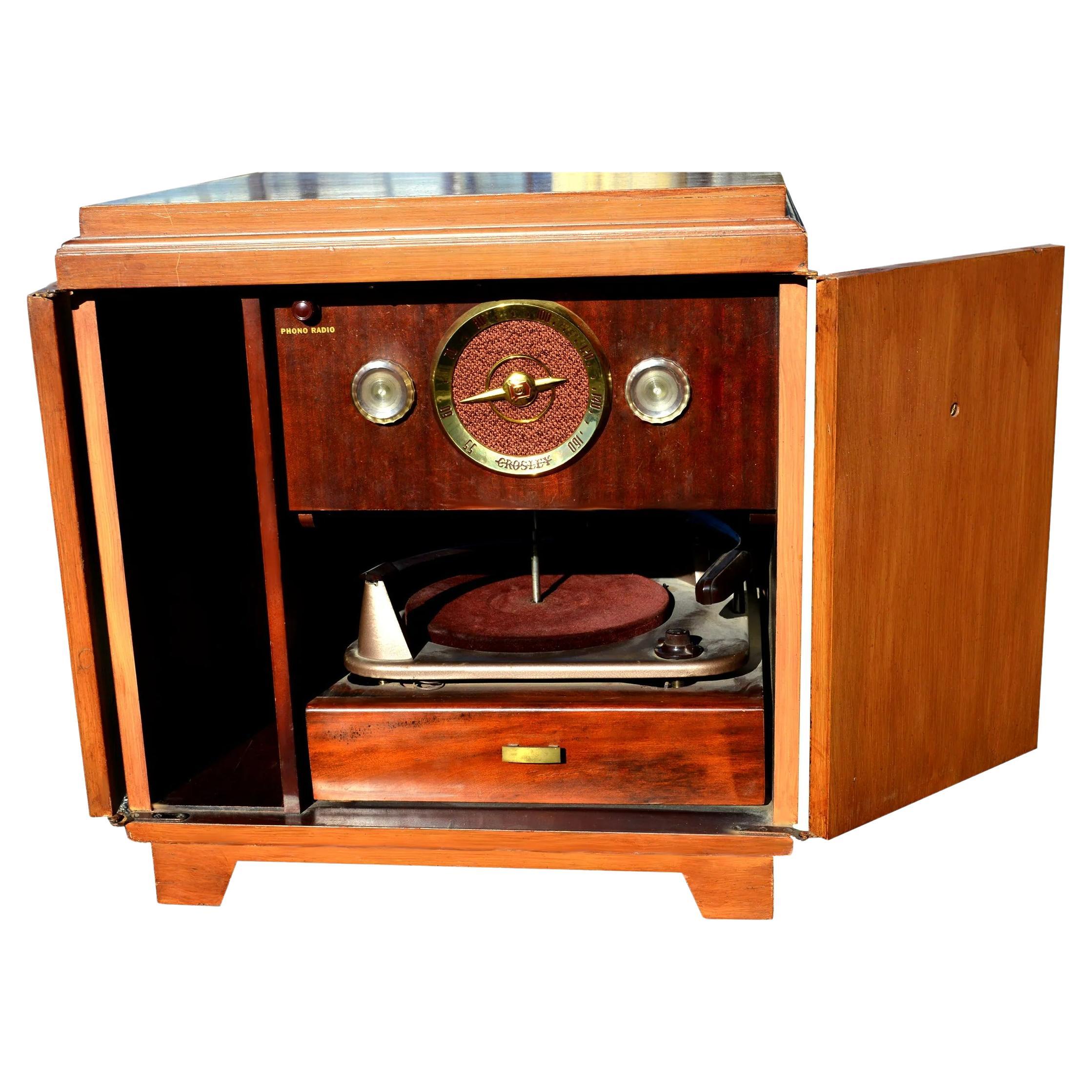 Giradischi e radio Crosley Radio d'epoca
