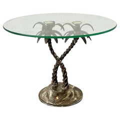 Vintage Crossed Palm Cake Stand