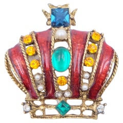 Vintage Crown Pin 1960s