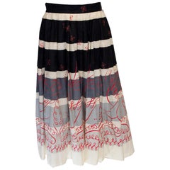 Vintage Cruise Cotton Skirt