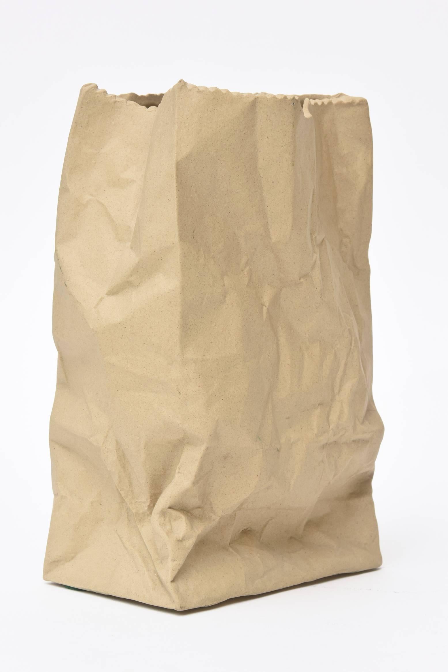 paper bag sculpture