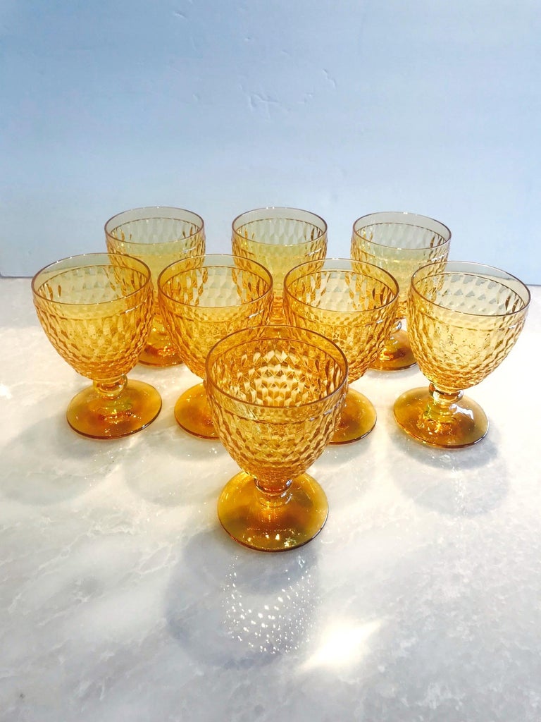 Amber goblets clearance