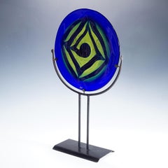 Vintage Crystal Art Glass Sculpture by Goeran Waerff for Kosta