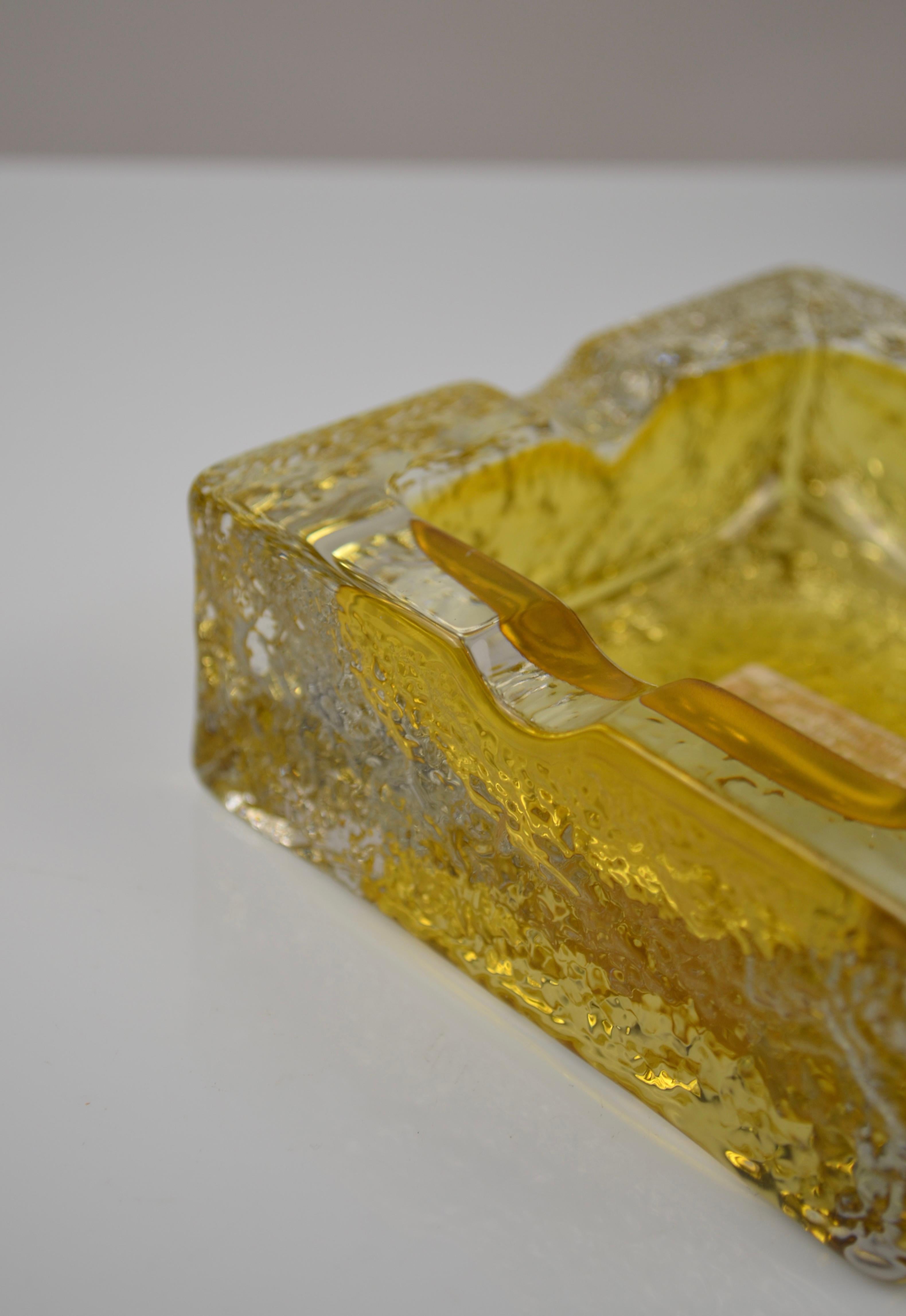 Vintage Crystal Aschenbecher von Walther Kristallglas, Deutschland, 1970er Jahre im Angebot 1