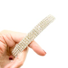 Diadème Vintage en cristal 1990