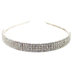 Diadème Vintage en cristal 1990