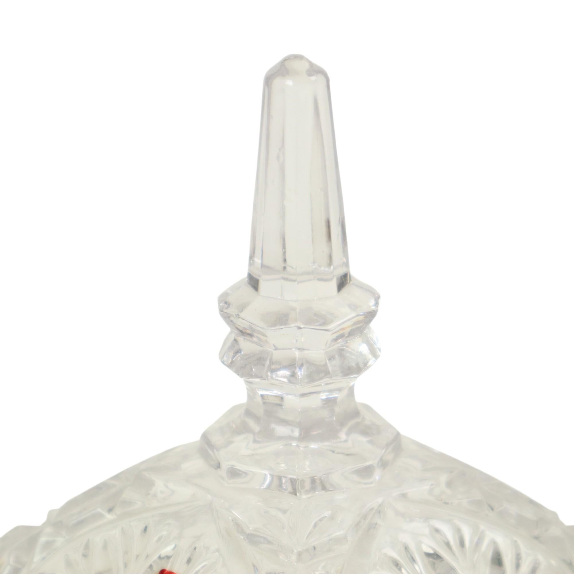 Vintage Crystal Bonbonniere Candy Dish West Germany For Sale 6