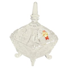 Vintage Crystal Bonbonniere Candy Dish West Germany