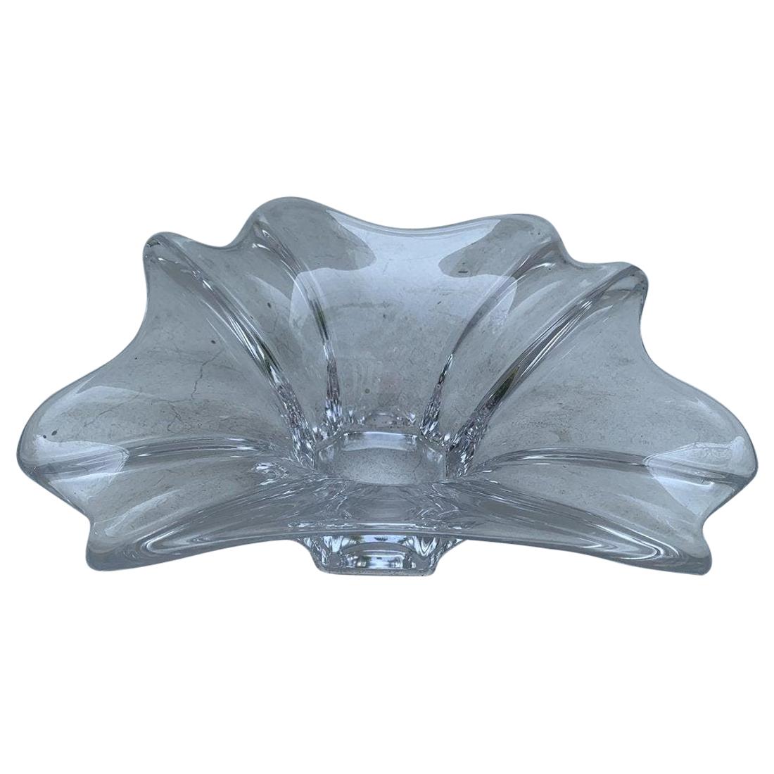 Kristallschale aus Kristall von Art Vannes, Frankreich im Angebot