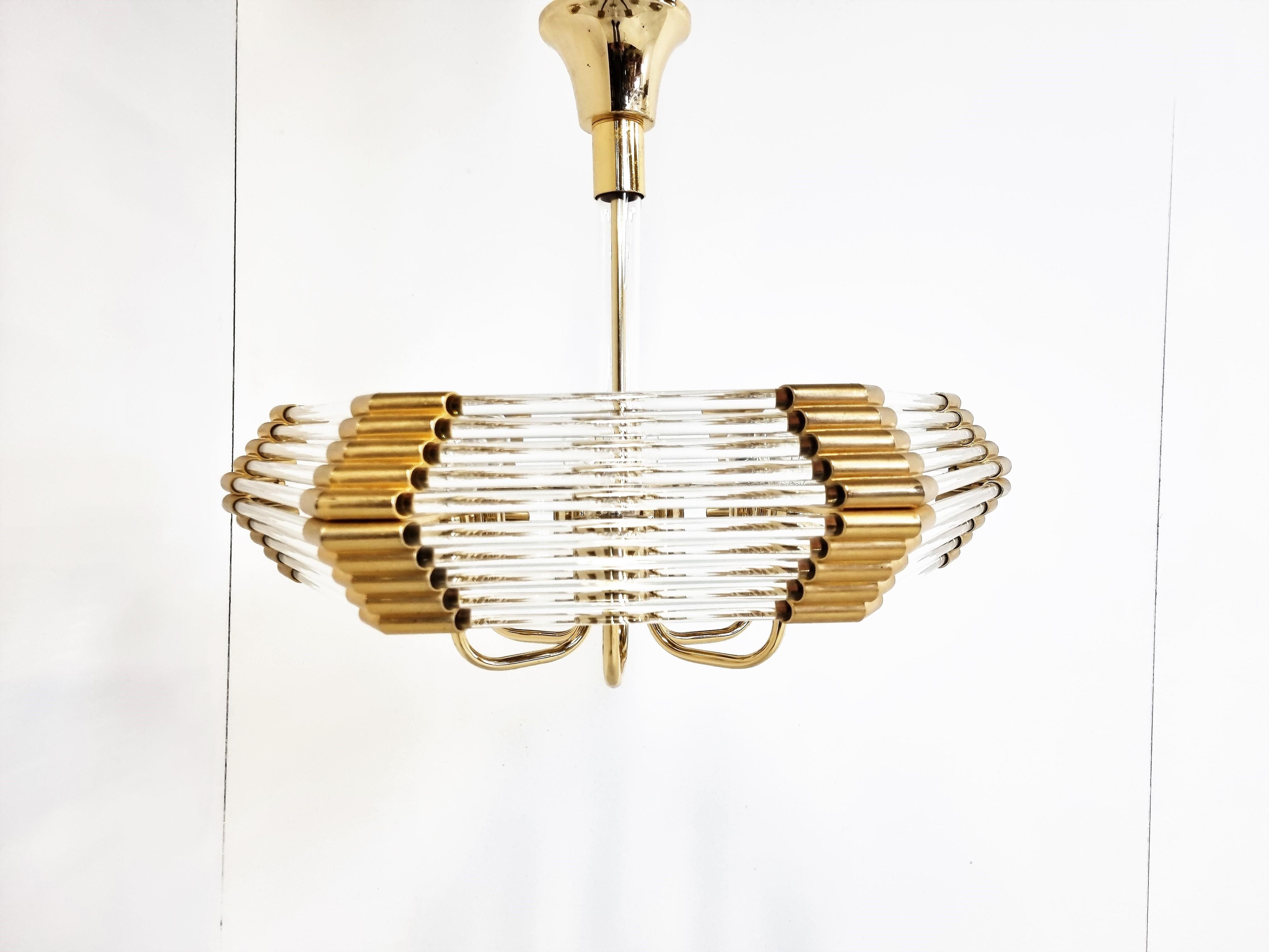 Vintage Crystal Chandelier by Bakalowits & Sohne, 1980's 2