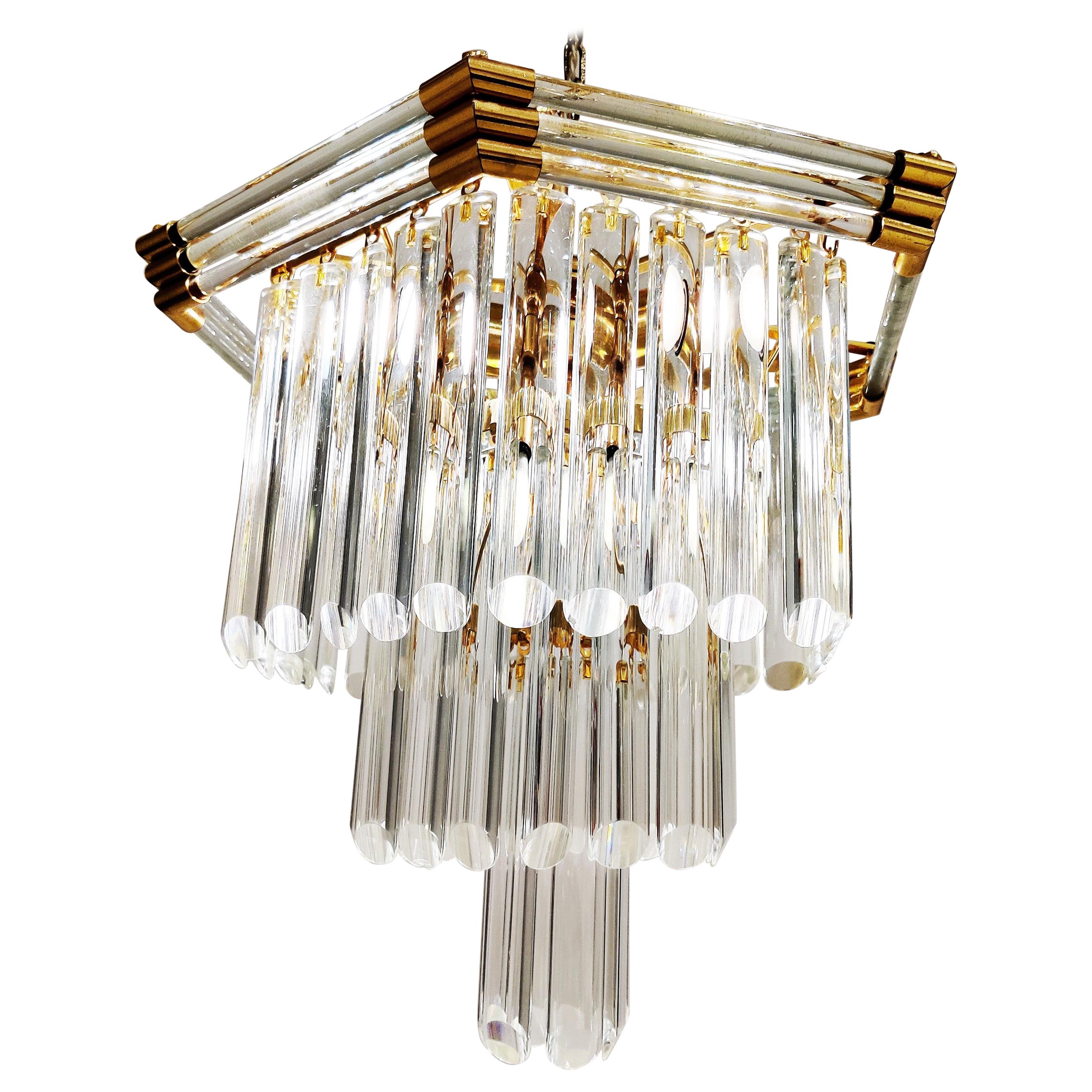 Vintage Crystal Chandelier by Bakalowits & Sohne, 1980s