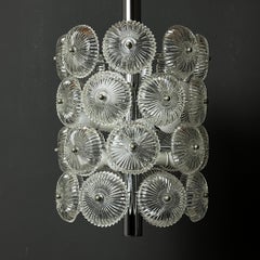 Vintage crystal chandelier Dandelion Italy 1960s