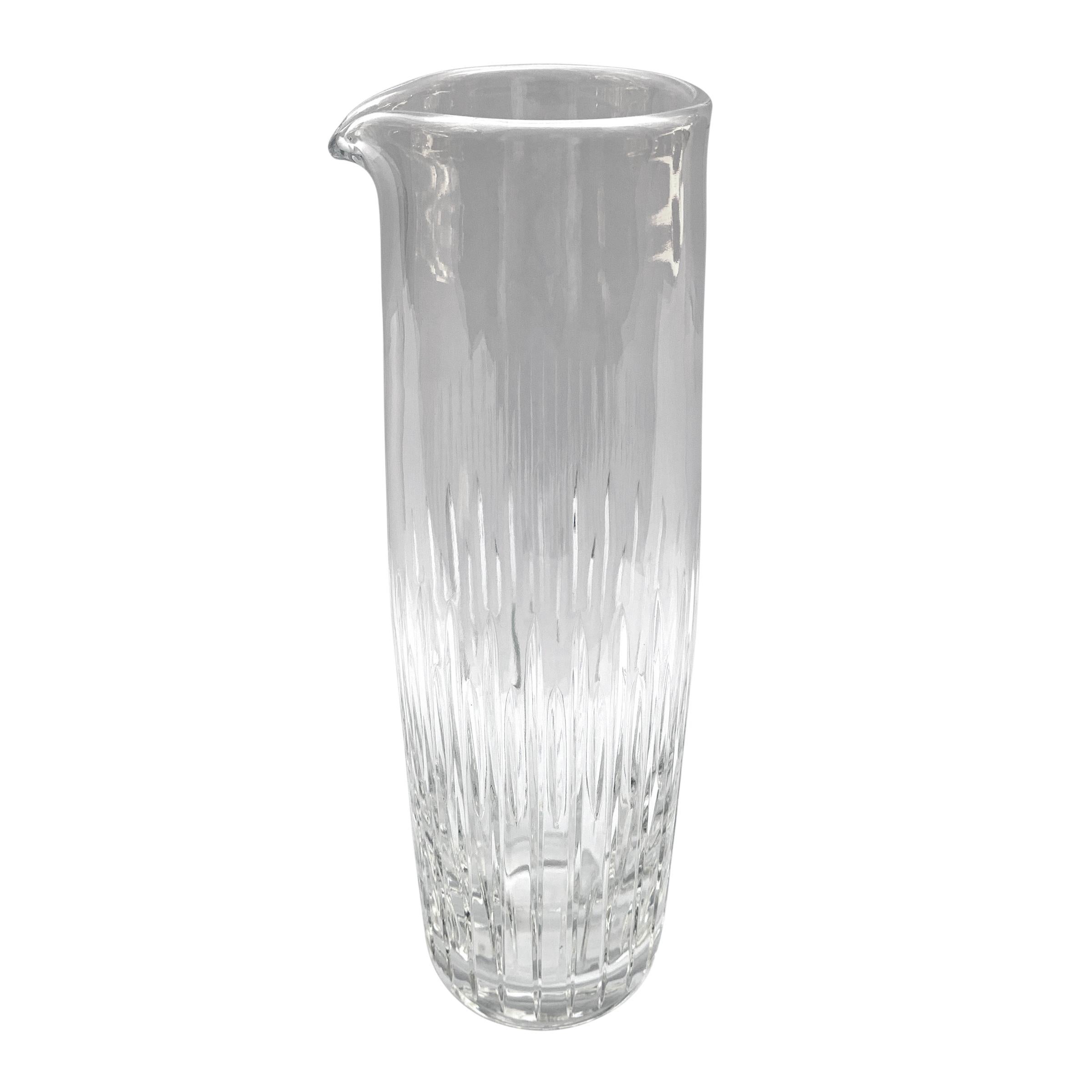 Mid-20th Century Vintage Crystal Cocktail Pitcher