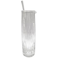 Retro Crystal Cocktail Pitcher