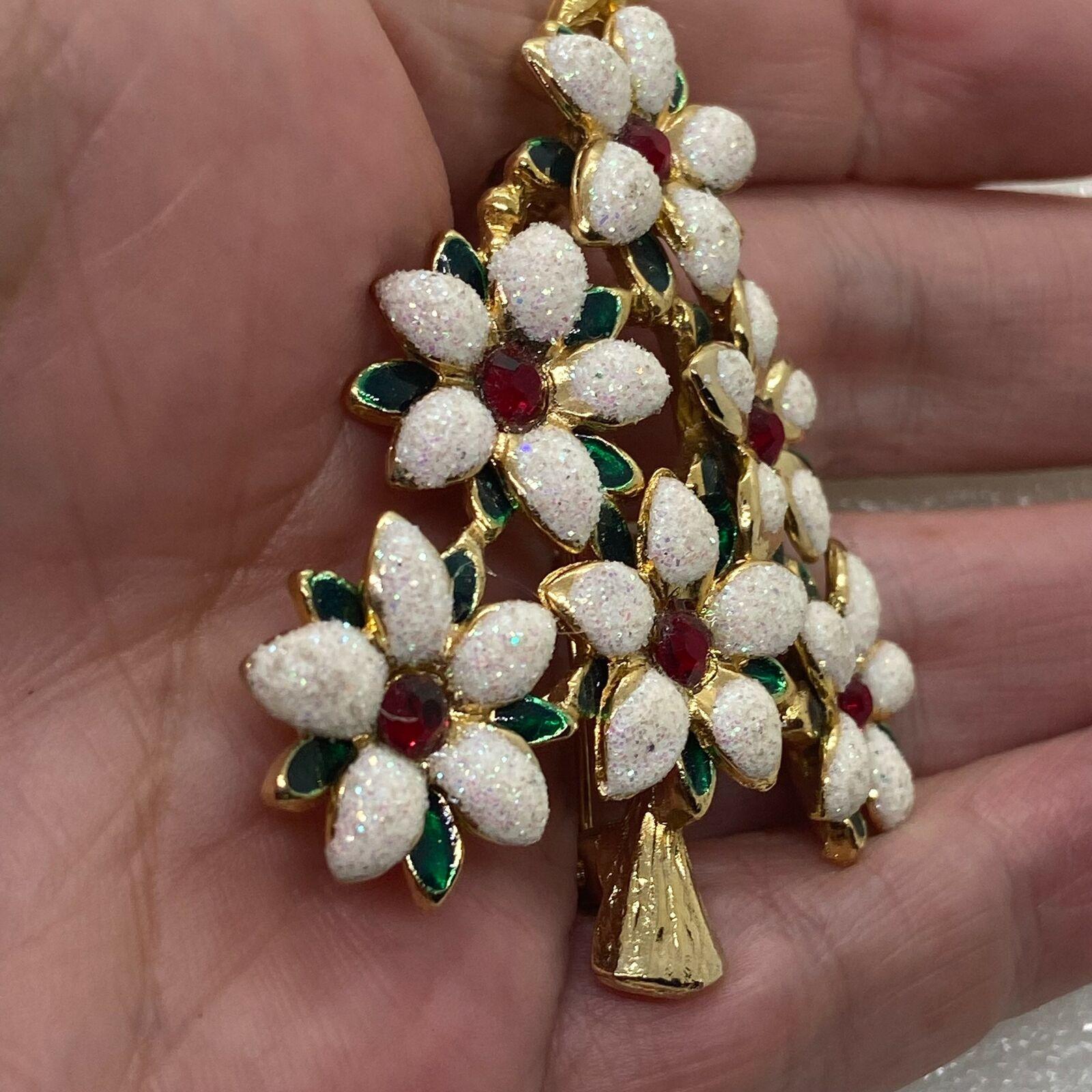 christmas tree pins vintage