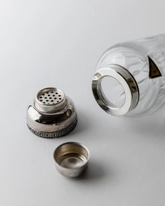 Vintage Crystal Glass Cocktail Shaker by RCR Italy, 1950s