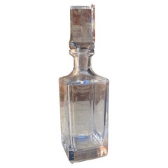 Bottiglia italiana di cristallo vintage Made in Italy anni '50