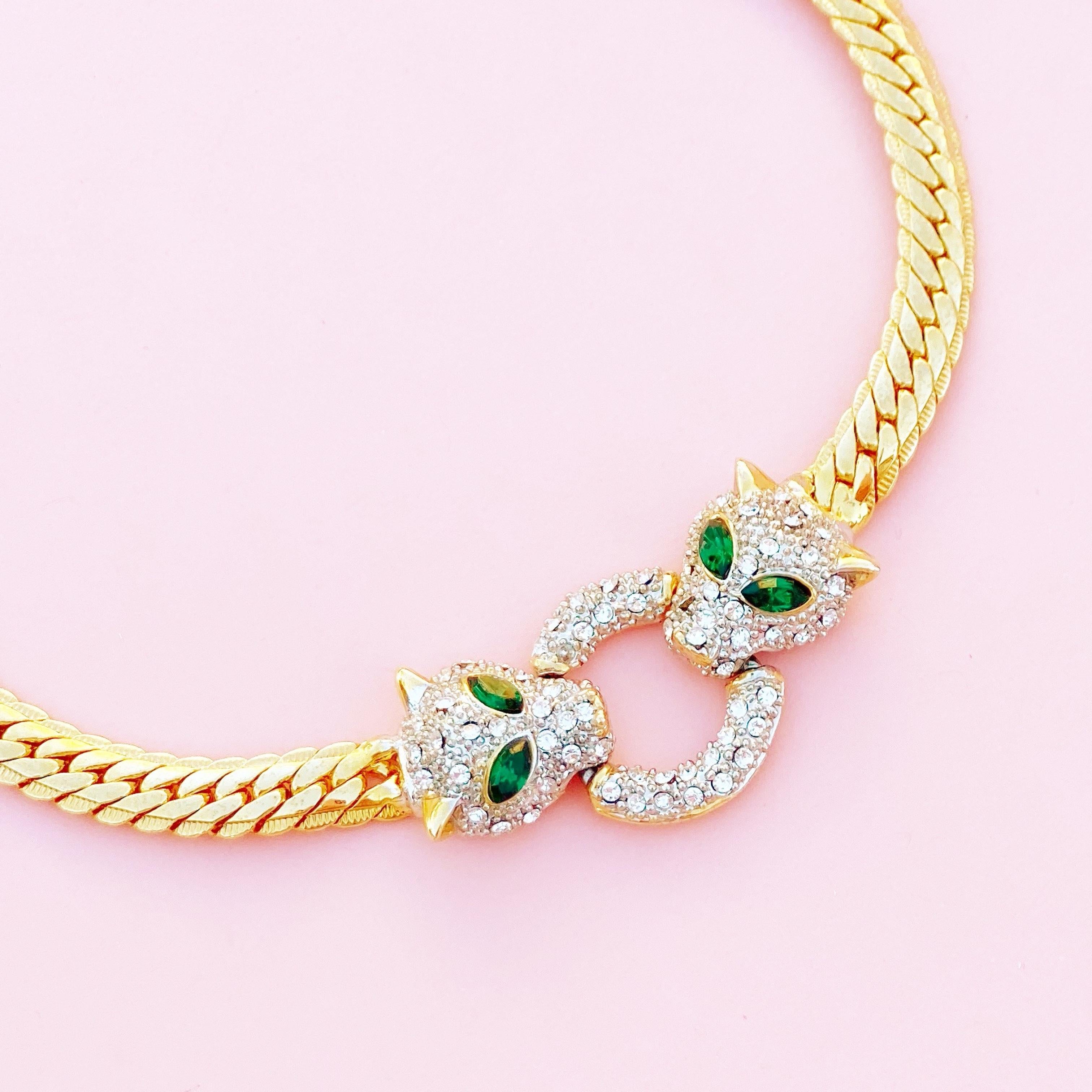 panther head necklace