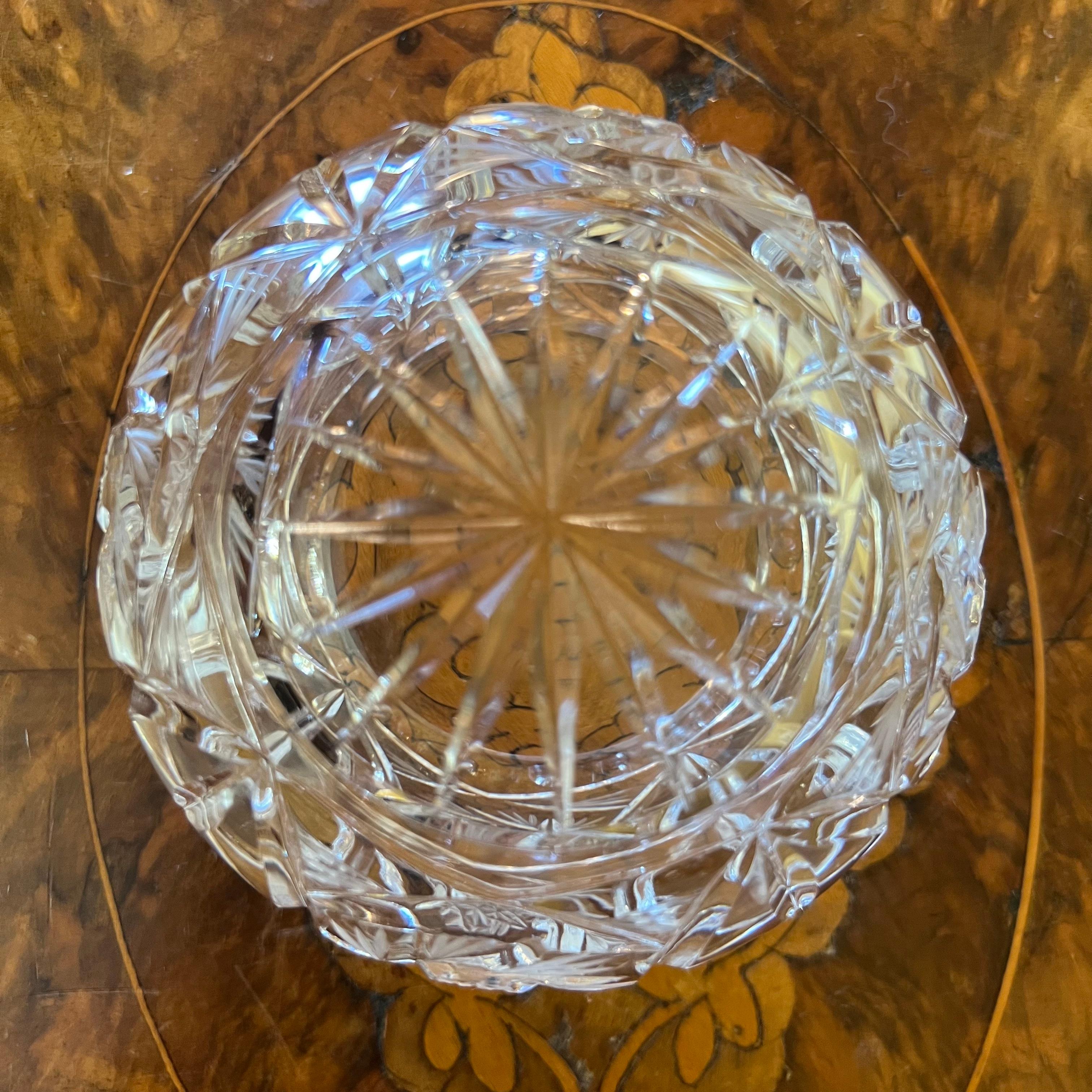 Juego de Azucarero y Jarra de Leche con Molinete de Cristal Vintage en venta 6