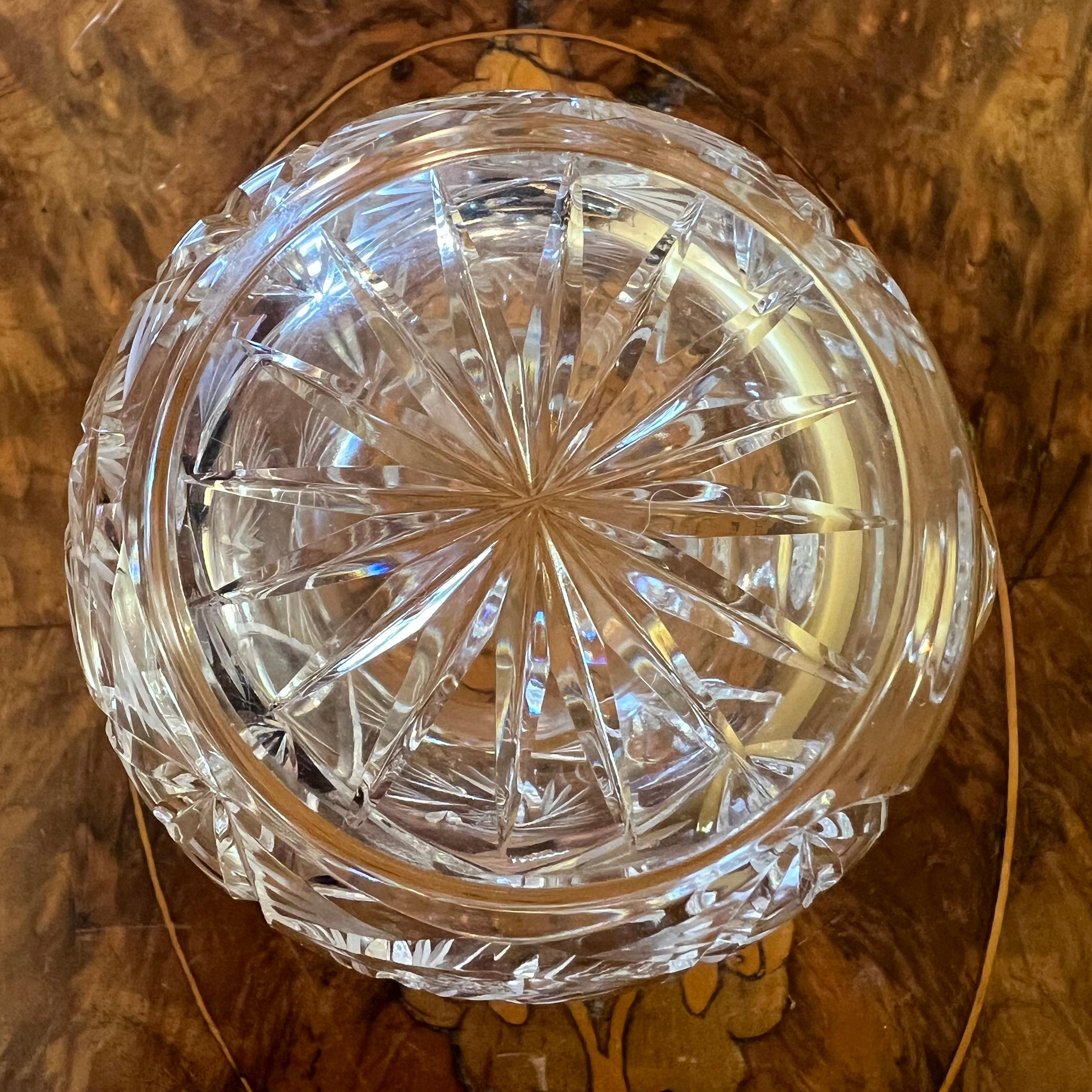 Juego de Azucarero y Jarra de Leche con Molinete de Cristal Vintage en venta 8