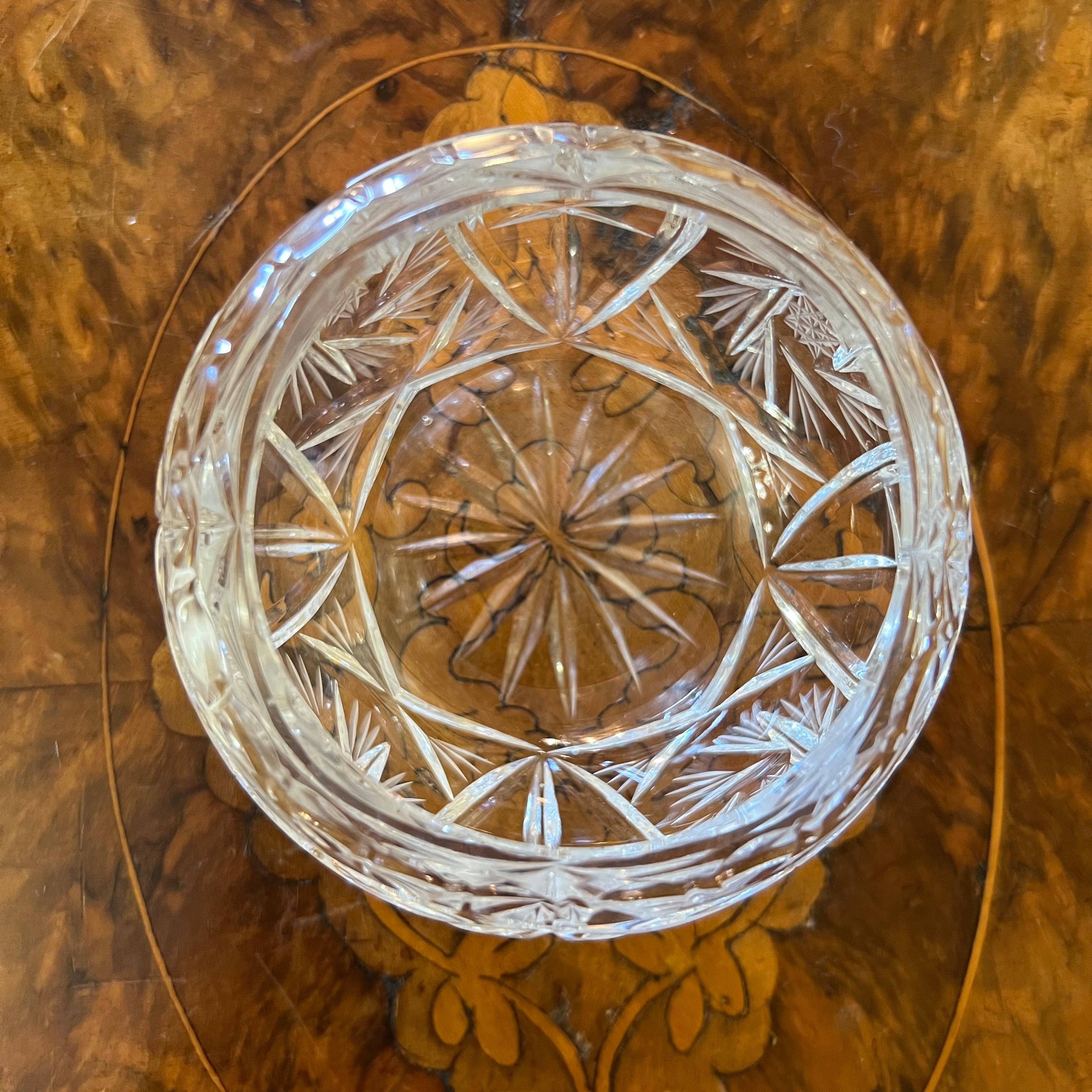 Juego de Azucarero y Jarra de Leche con Molinete de Cristal Vintage en venta 5