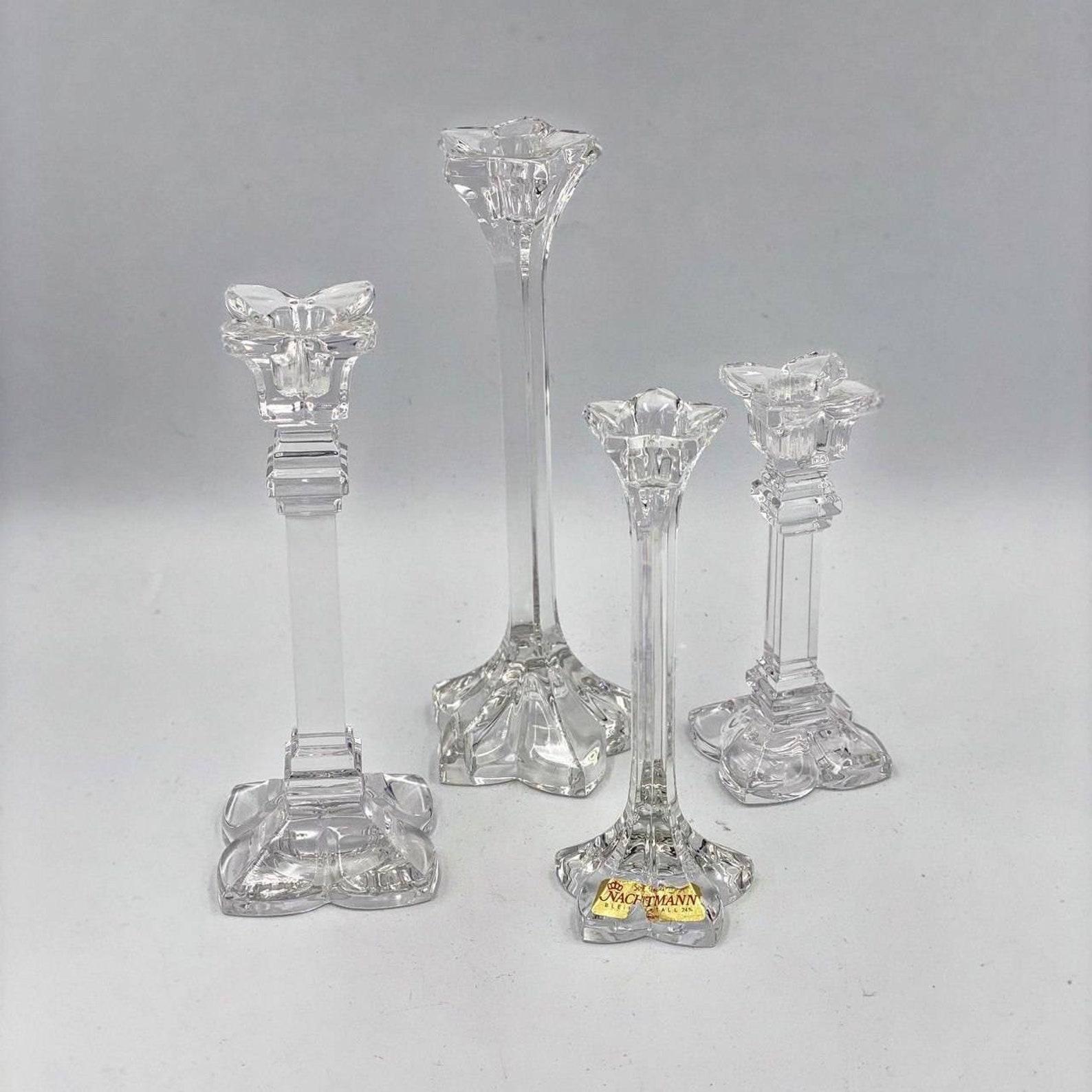 These candlesticks are made of high-quality crystal a whole work of art. 

 Burning candle installed in the Nachtman candlestick evokes romantic tender feelings in a person. And they become an integral part of the interior.

 German company