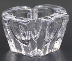 Vintage Crystal Vase, Alvar Aalto, 1980s