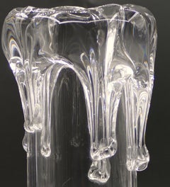 Vintage Crystal Vase by Peill & Putzler, Germany, 1960s