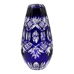 Vintage Crystal Vase, Europe, 1950s-1960s