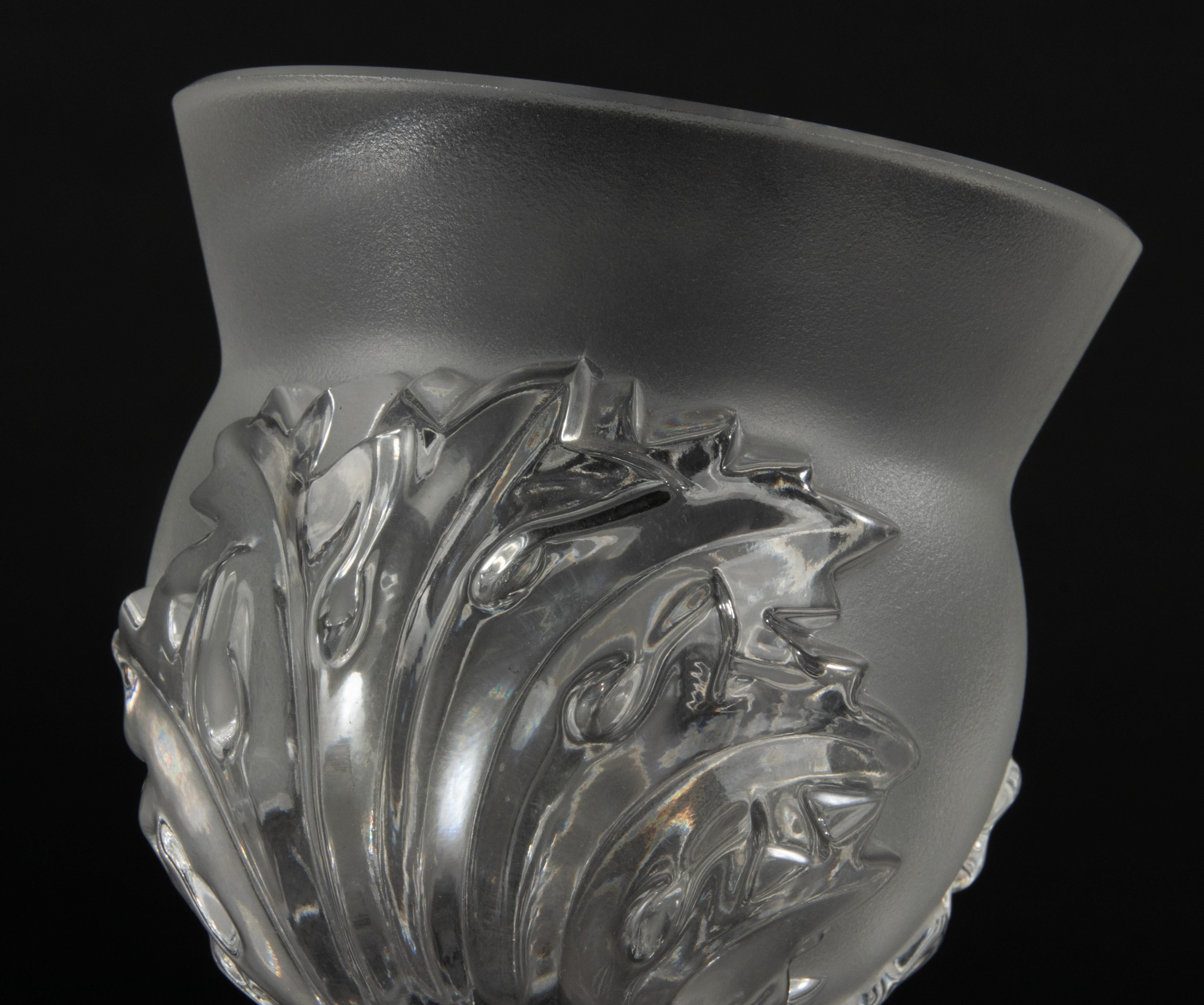 Vintage-Kristallvase aus Kristall – Lalique – Saint Cloud  im Angebot 3