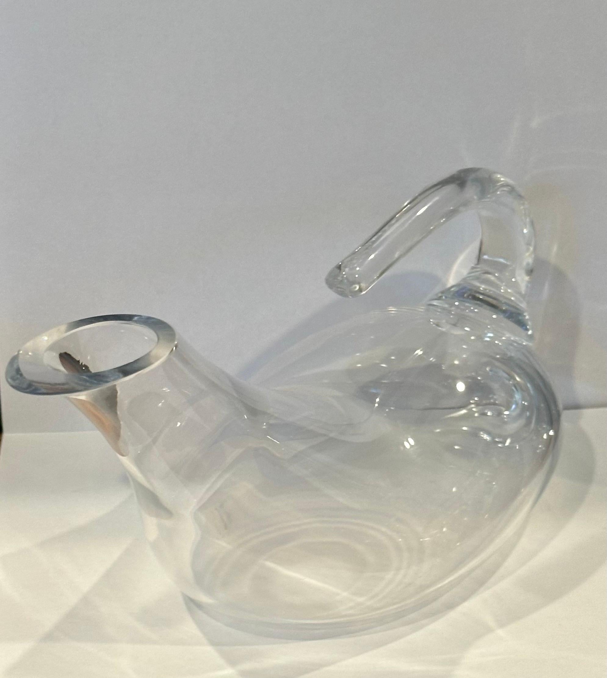 Vintage Kristall Weindekanter von Riedel (Moderne der Mitte des Jahrhunderts) im Angebot
