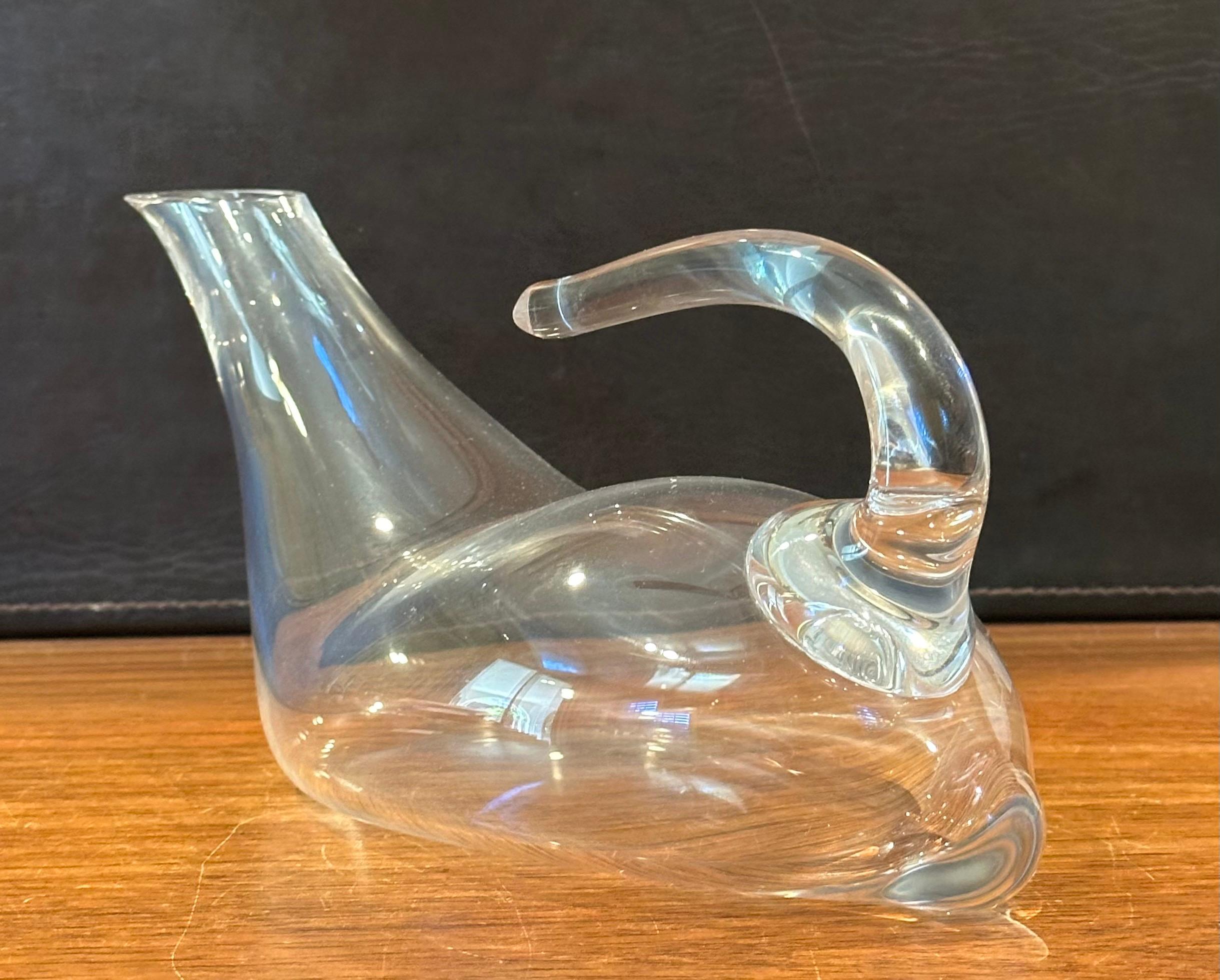 Vintage Kristall Weindekanter von Riedel im Angebot 2