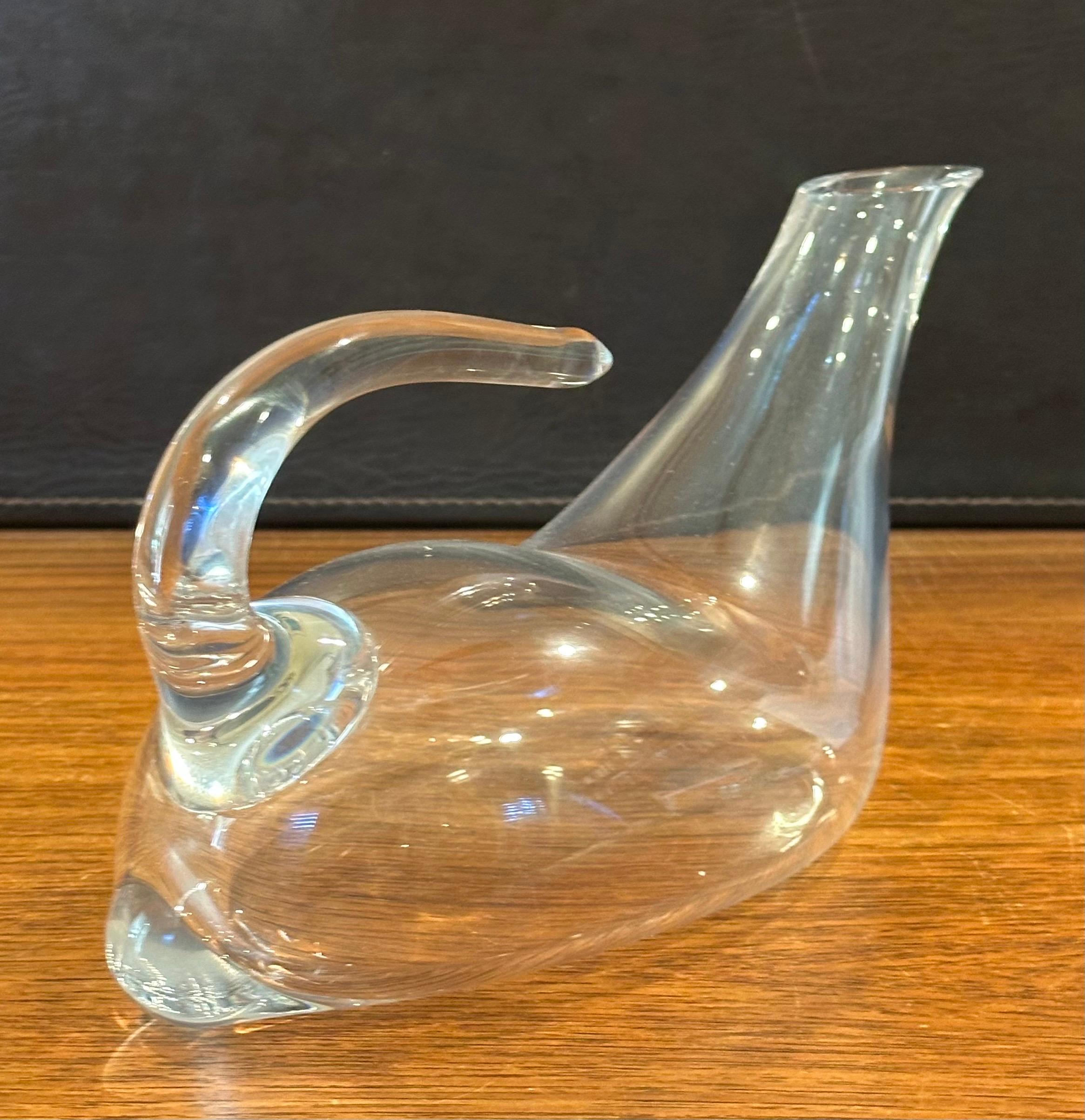 Vintage Kristall Weindekanter von Riedel im Angebot 3