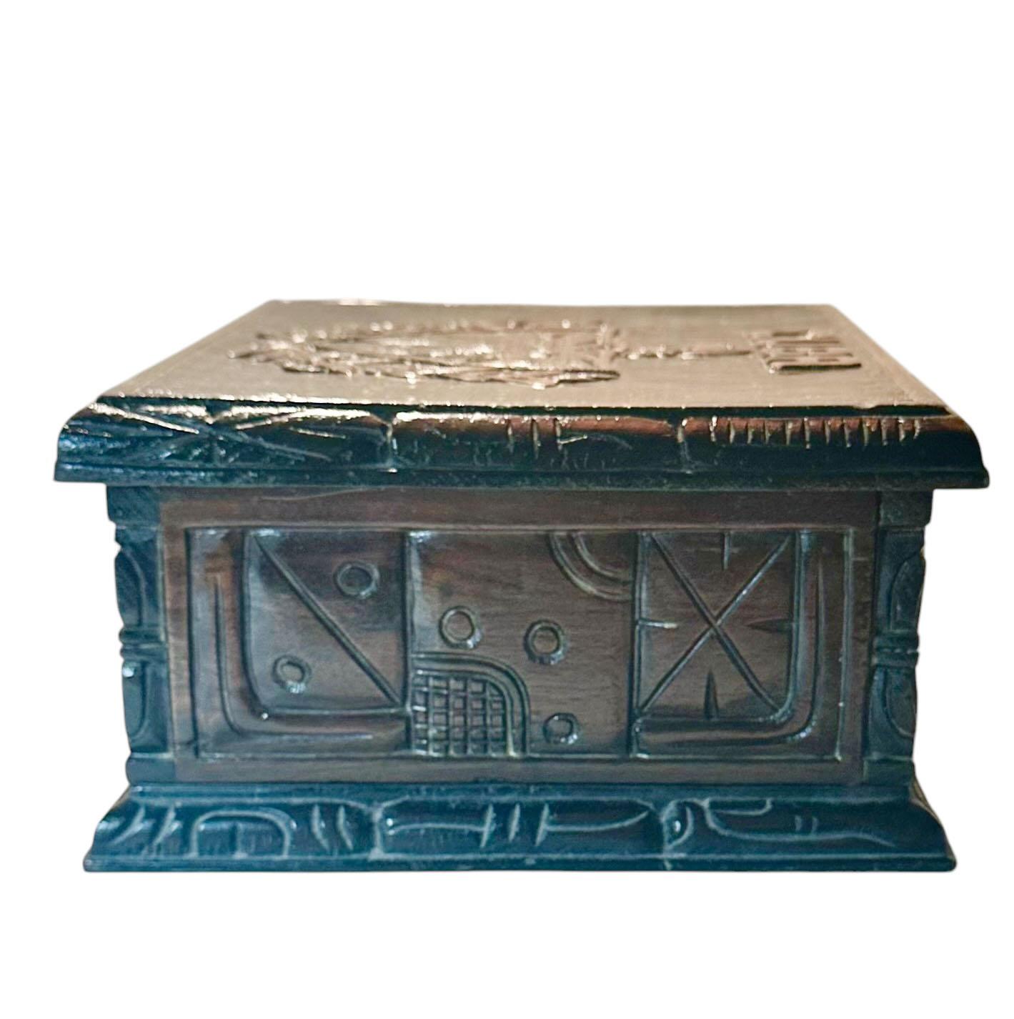 Bois de rose Boîte cubaine vintage en vente
