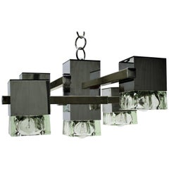 Vintage Cubic Chandelier by Tappital, 1970s
