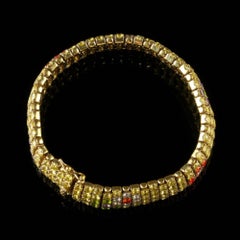 Cubic Zirkon-Armband Silber in 18 Karat Gold Ultima Edizione