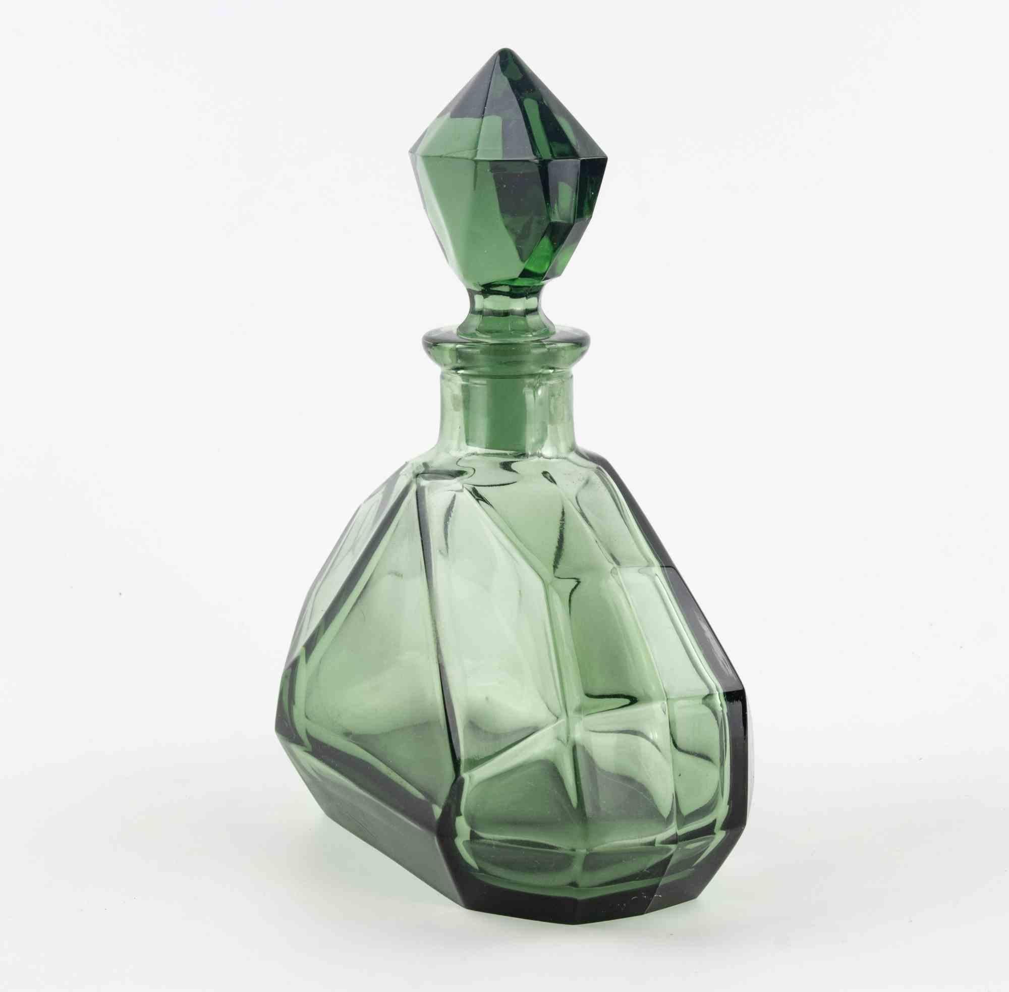 Kubistischer Art Deco Dekanter, 1930er Jahre im Zustand „Gut“ im Angebot in Roma, IT