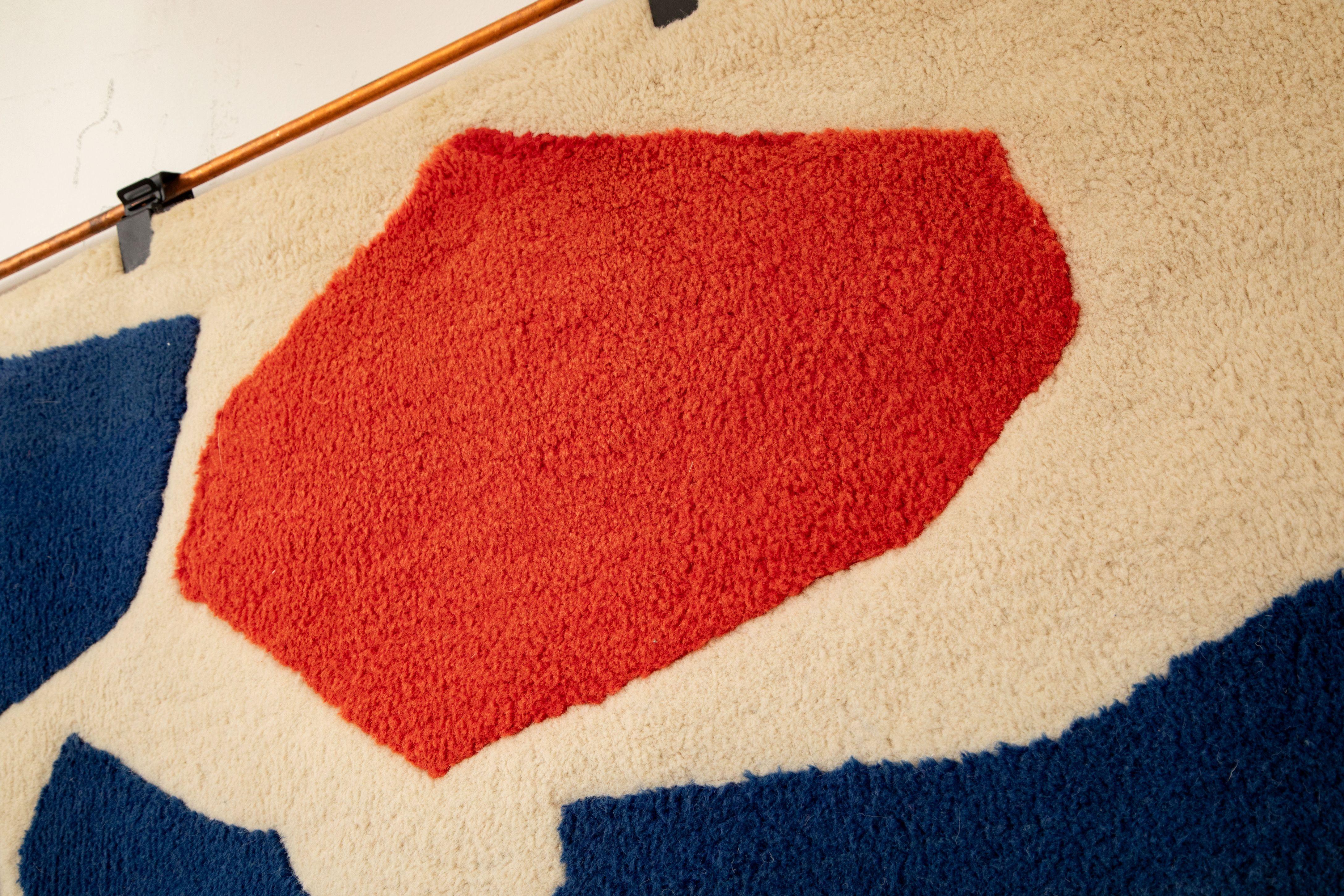 Arazzo d'epoca di ispirazione cubista di Robert Goodnough,  USA, circa 1980 in vendita 4