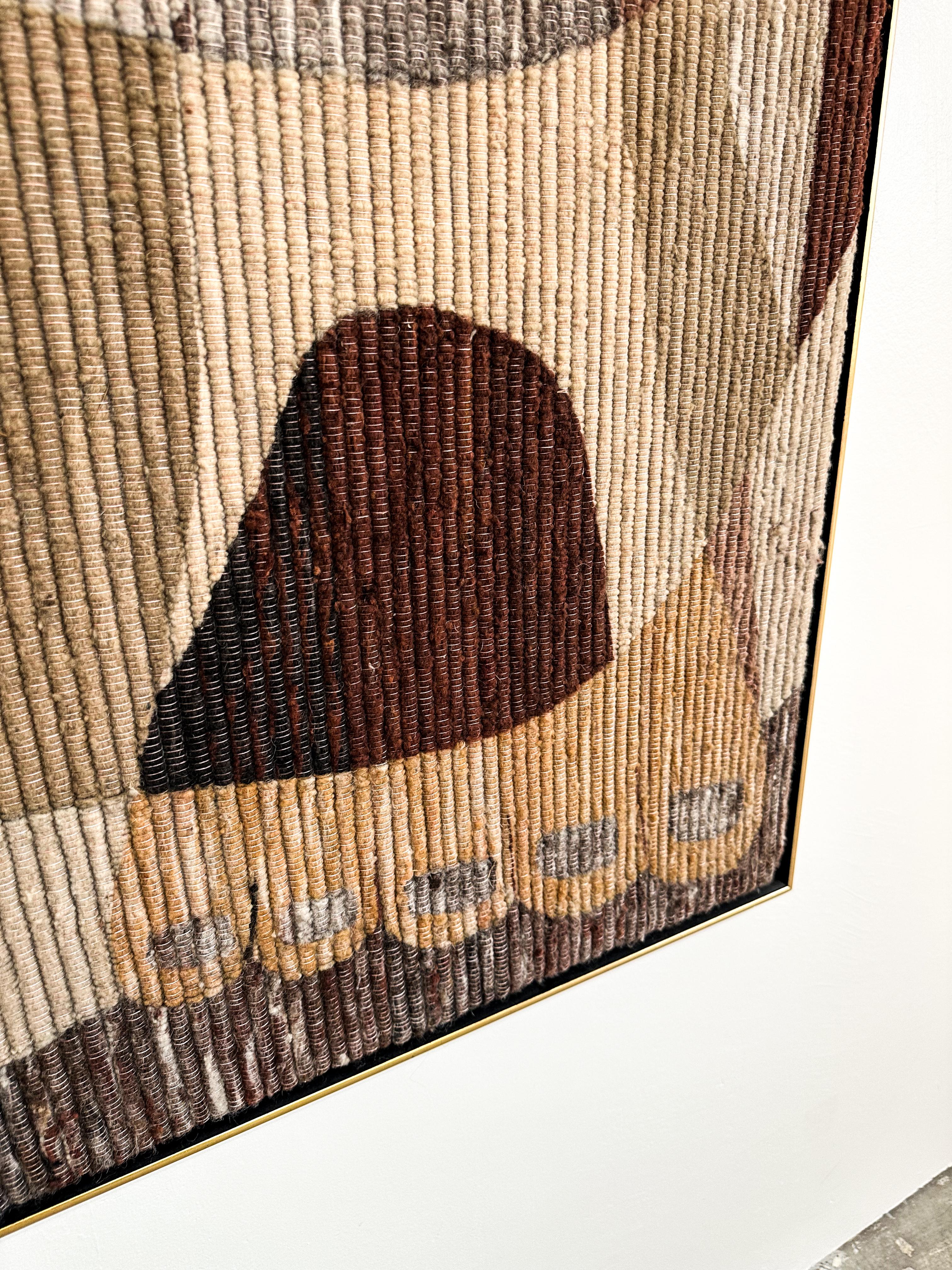Vintage Cubist Musician Wool Woven Tapestry 3
